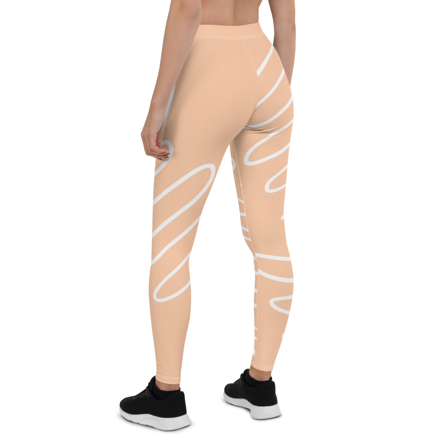 BabyCakes Regular Leggings - Peach Swirl