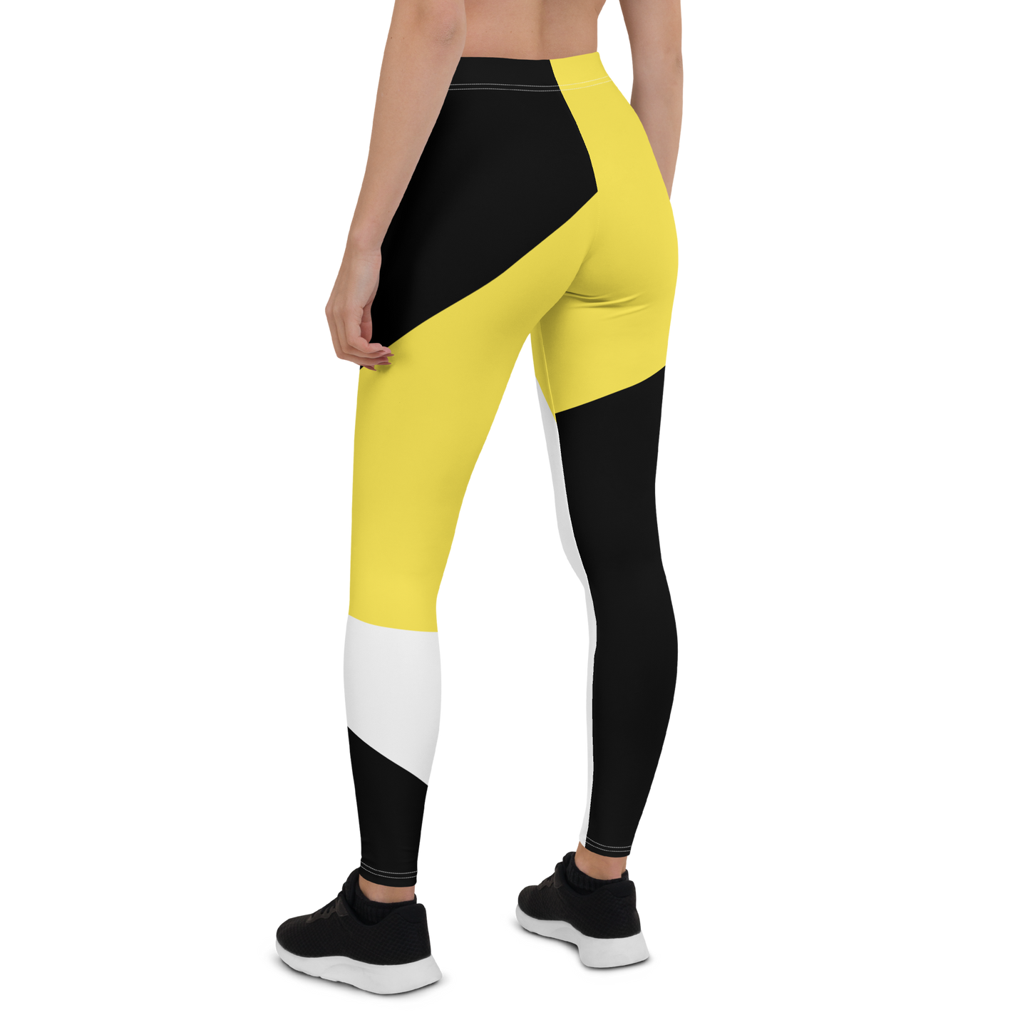 BabyCakes Regular Leggings - Black & Yellow