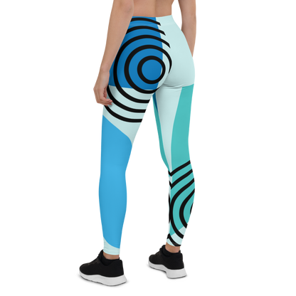 BabyCakes Regular Leggings - Blue Spyral