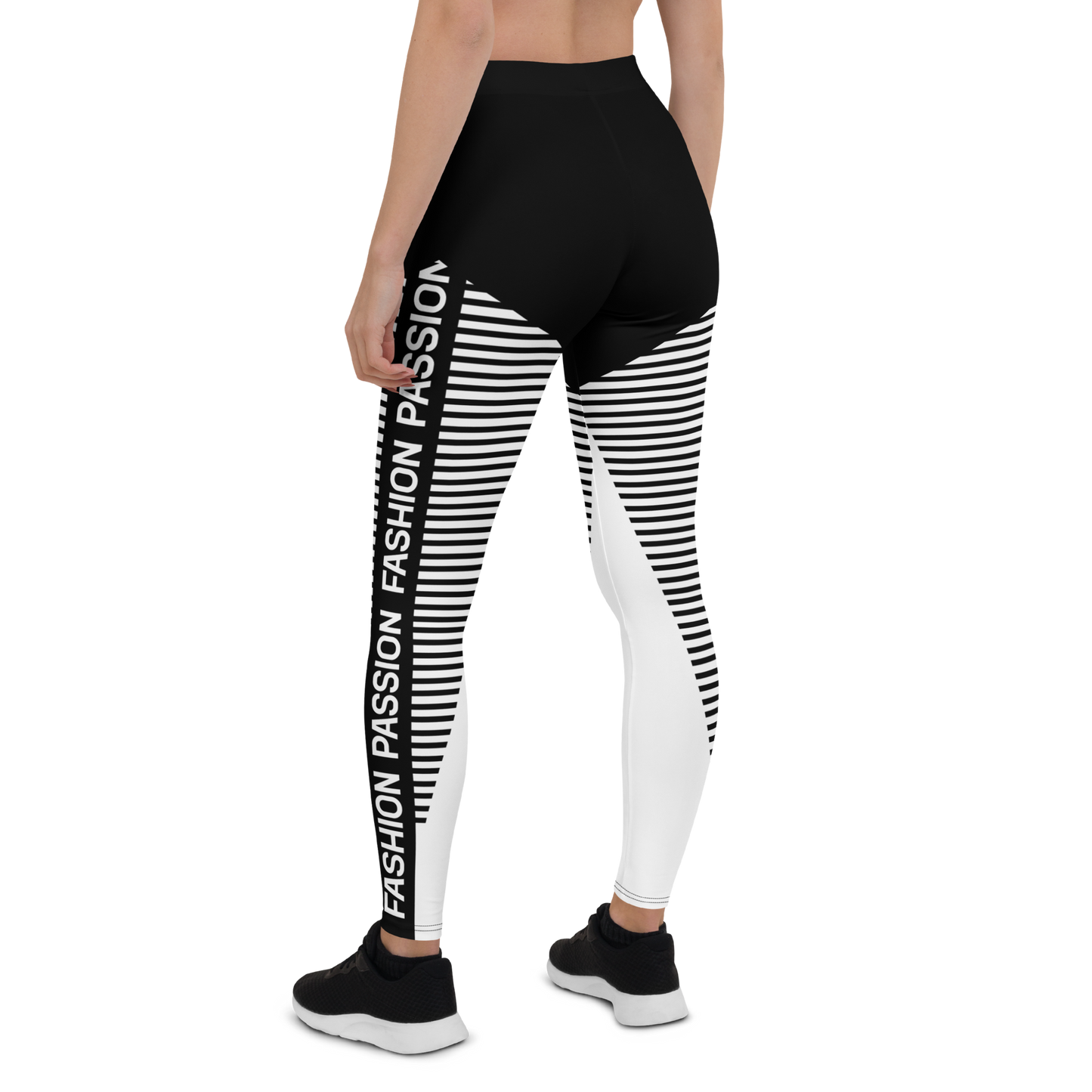 BabyCakes Regular Leggings - 'Fashion Passion' - Black & White