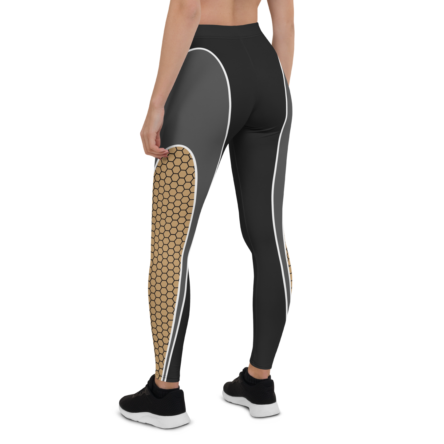 BabyCakes Regular Leggings - Honeycomb Black