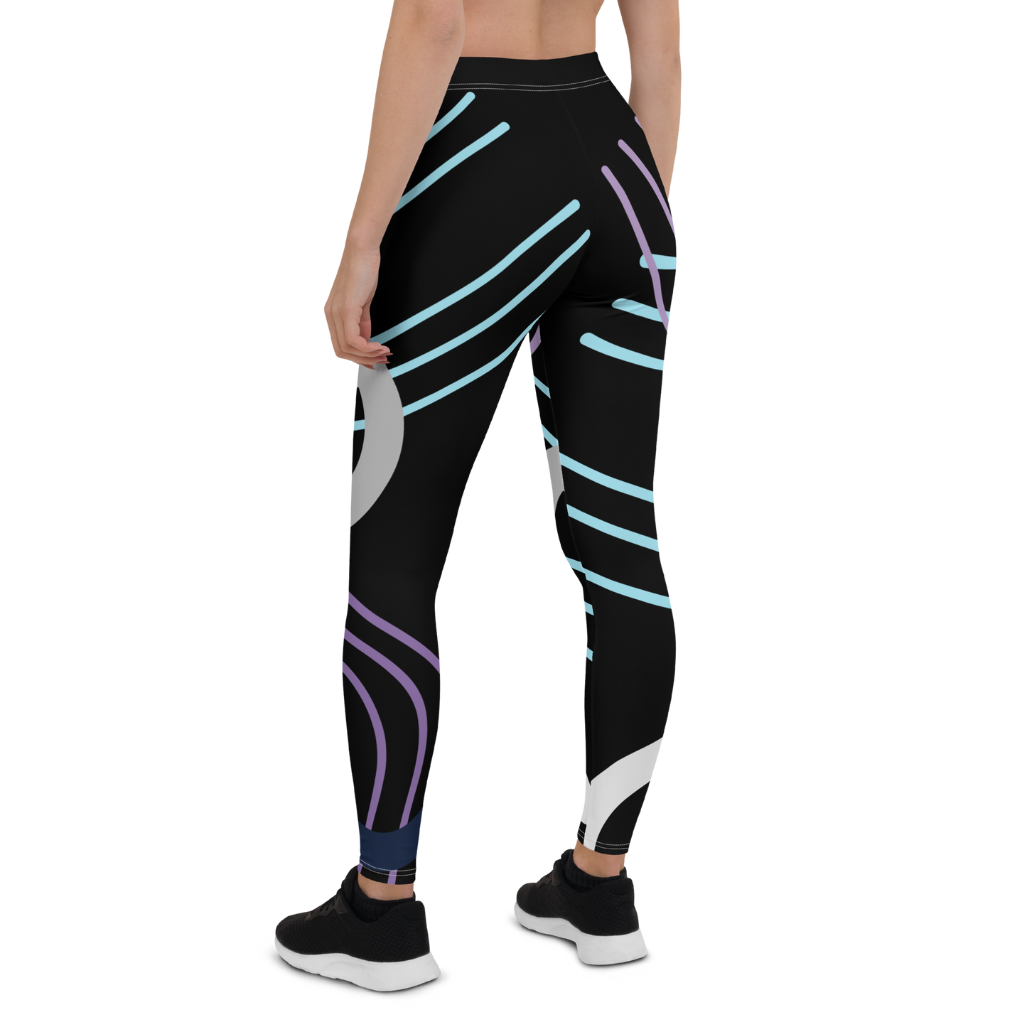 BabyCakes Regular Leggings - Circular Black