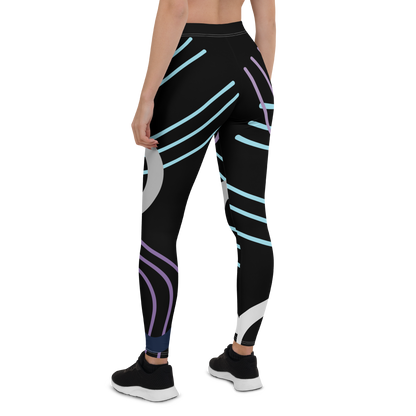 BabyCakes Regular Leggings - Circular Black