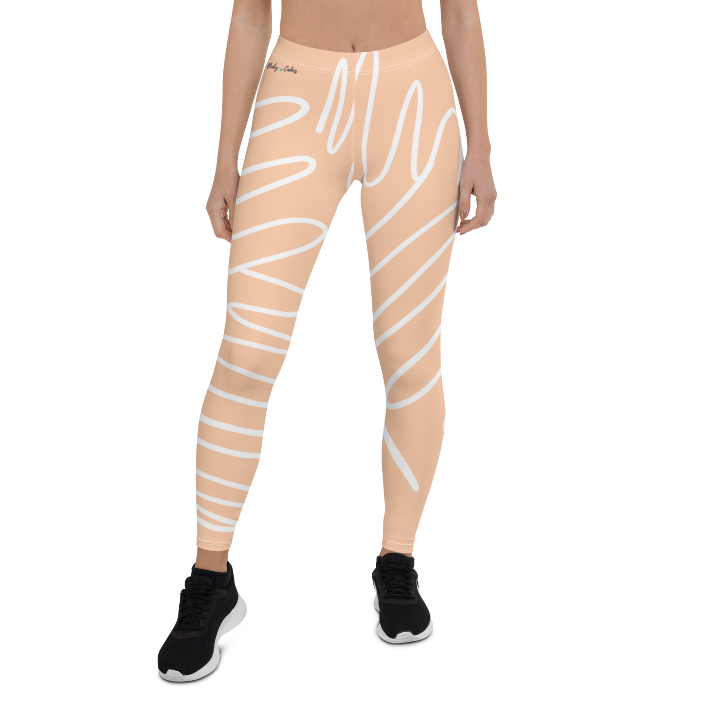 BabyCakes Regular Leggings - Peach Swirl