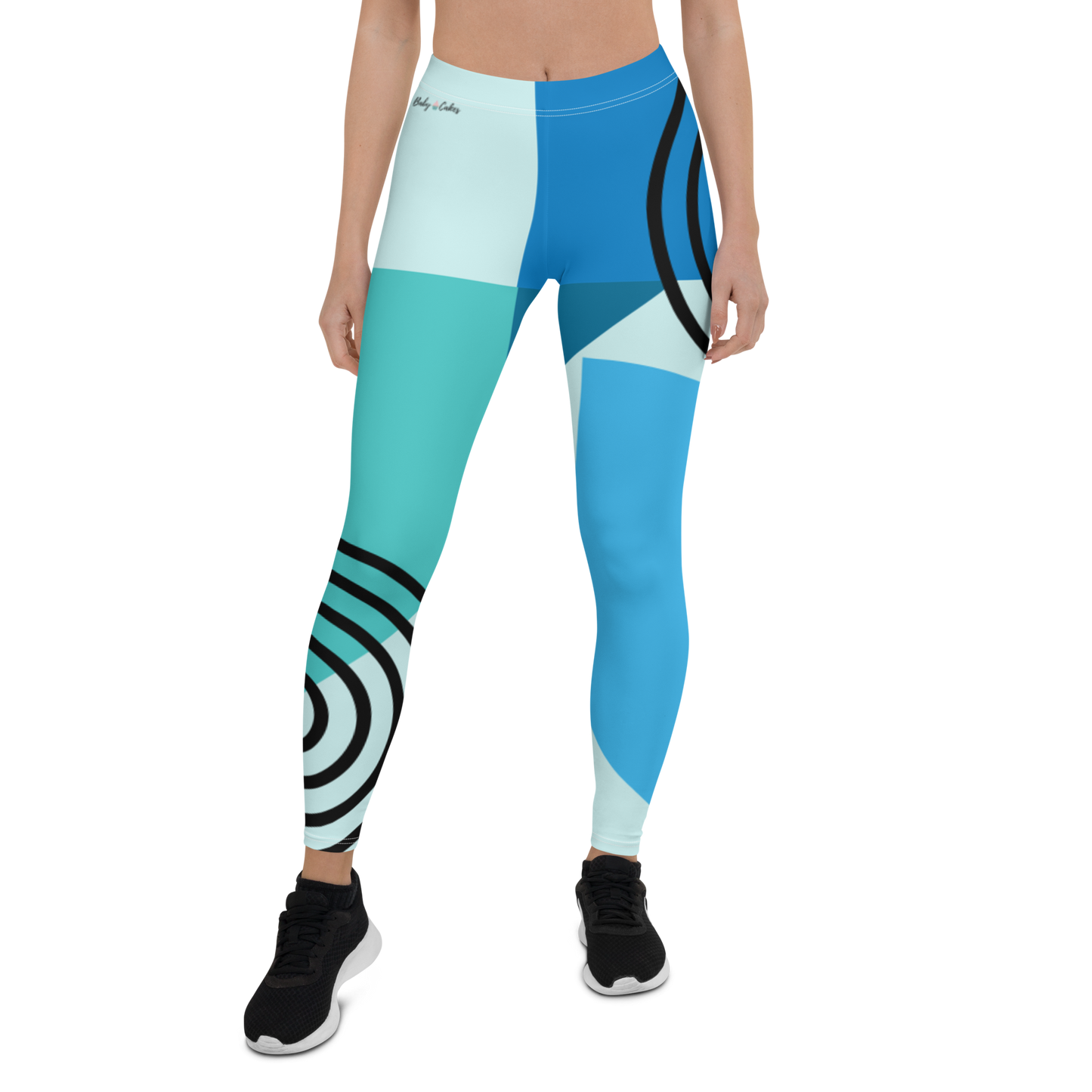 BabyCakes Regular Leggings - Blue Spyral