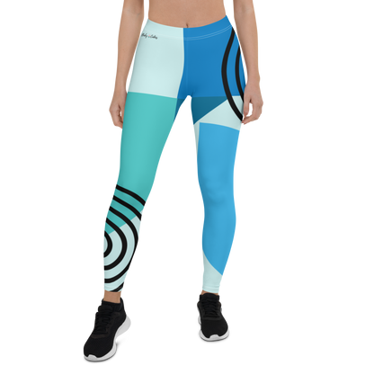 BabyCakes Regular Leggings - Blue Spyral