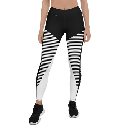 BabyCakes Regular Leggings - 'Fashion Passion' - Black & White