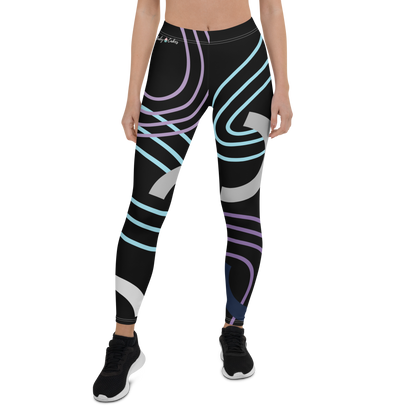 BabyCakes Regular Leggings - Circular Black