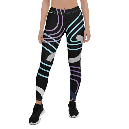 BabyCakes Regular Leggings - Circular Black