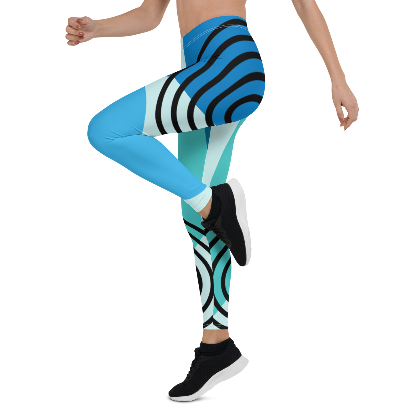 BabyCakes Regular Leggings - Blue Spyral