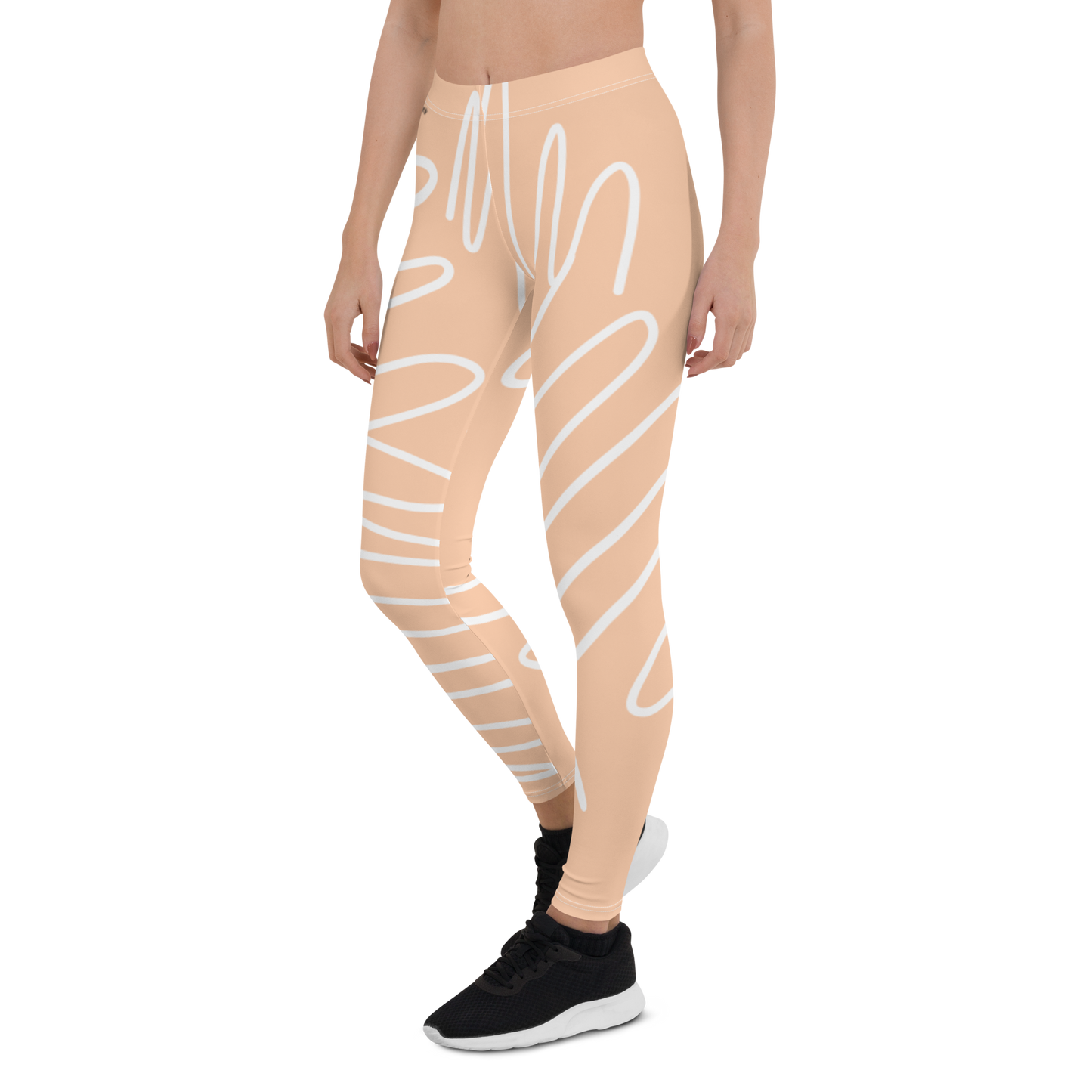 BabyCakes Regular Leggings - Peach Swirl