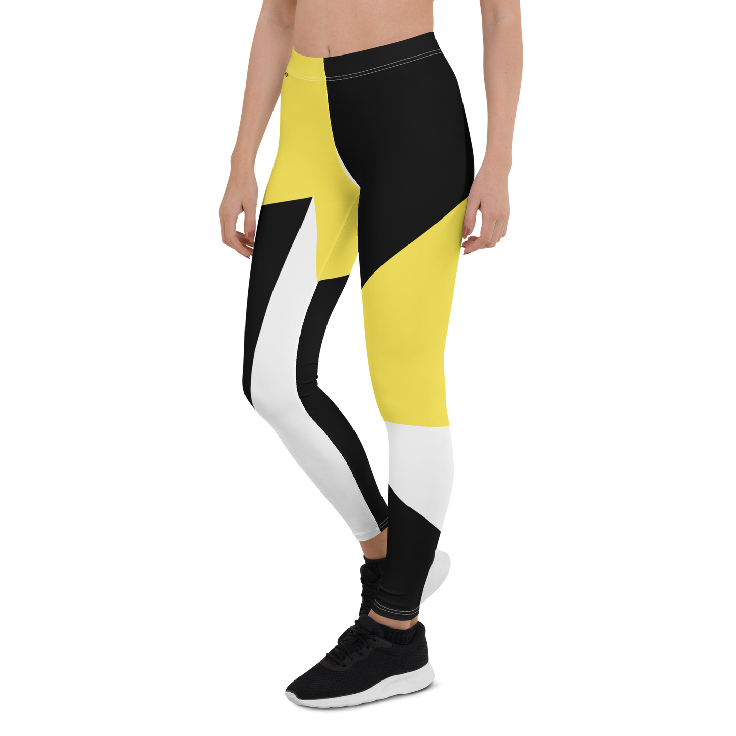 BabyCakes Regular Leggings - Black & Yellow