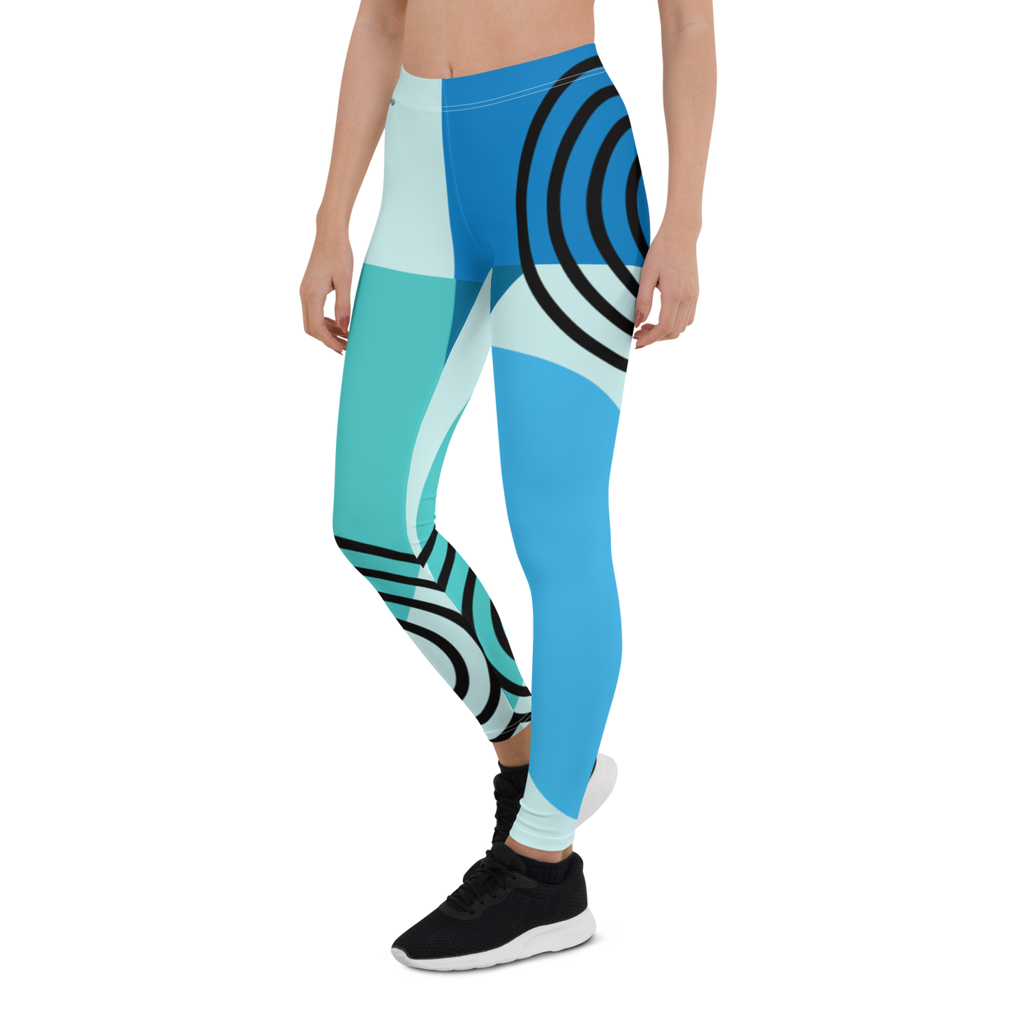 BabyCakes Regular Leggings - Blue Spyral