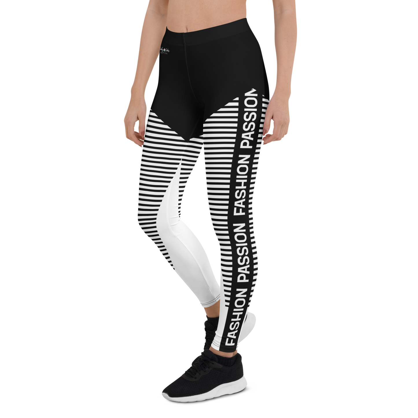 BabyCakes Regular Leggings - 'Fashion Passion' - Black & White