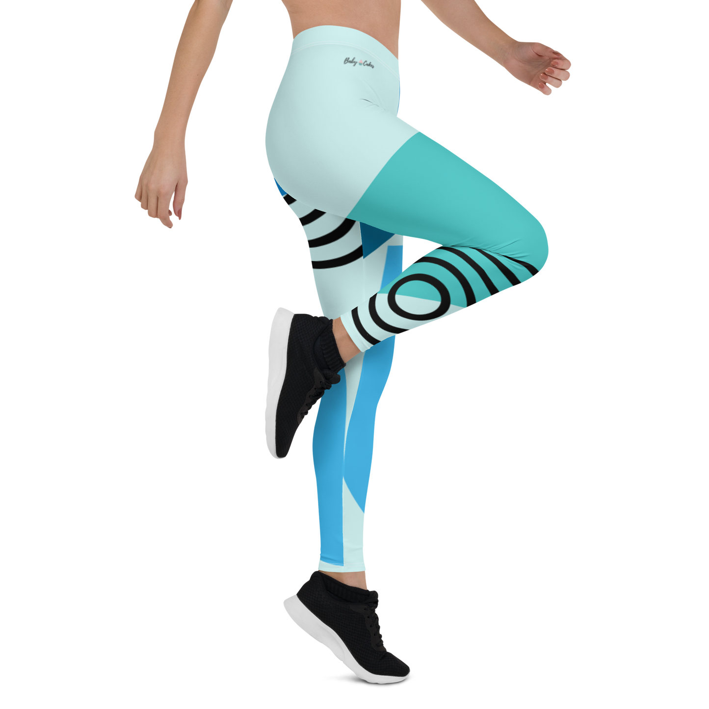 BabyCakes Regular Leggings - Blue Spyral