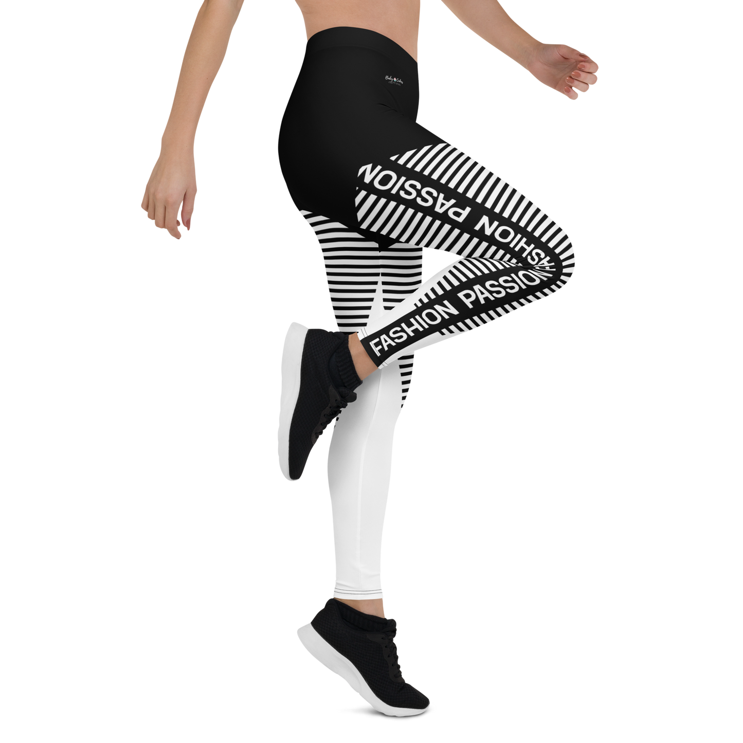 BabyCakes Regular Leggings - 'Fashion Passion' - Black & White