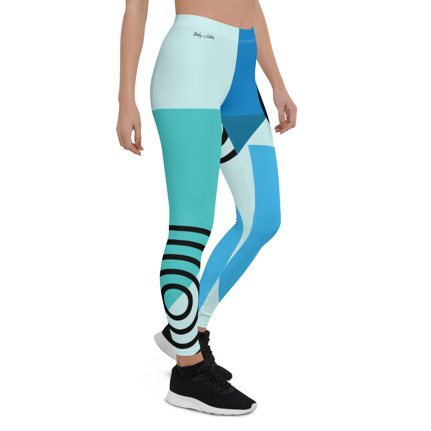 BabyCakes Regular Leggings - Blue Spyral