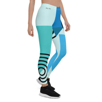 BabyCakes Regular Leggings - Blue Spyral