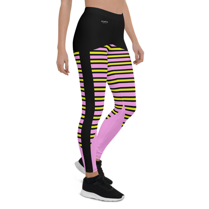 BabyCakes Regular Leggings - Pink Stepper