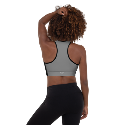 BabyCakes Padded Sports Bra - Green Stripe