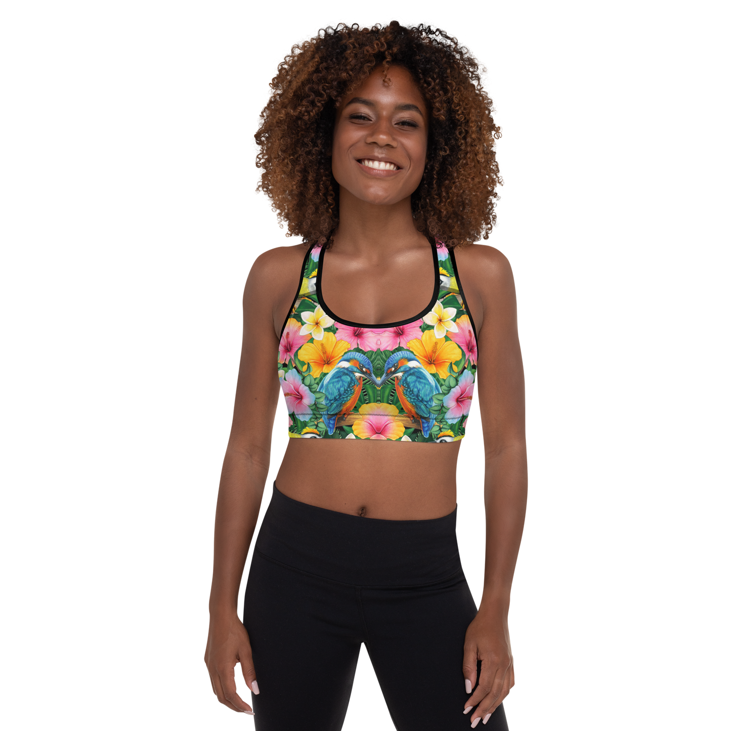 BabyCakes Padded Sports Bra - Blue Bird