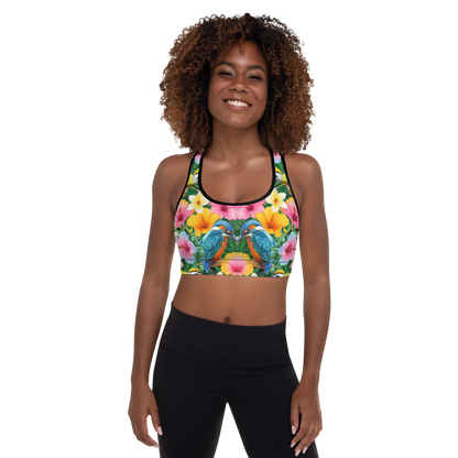 BabyCakes Padded Sports Bra - Blue Bird