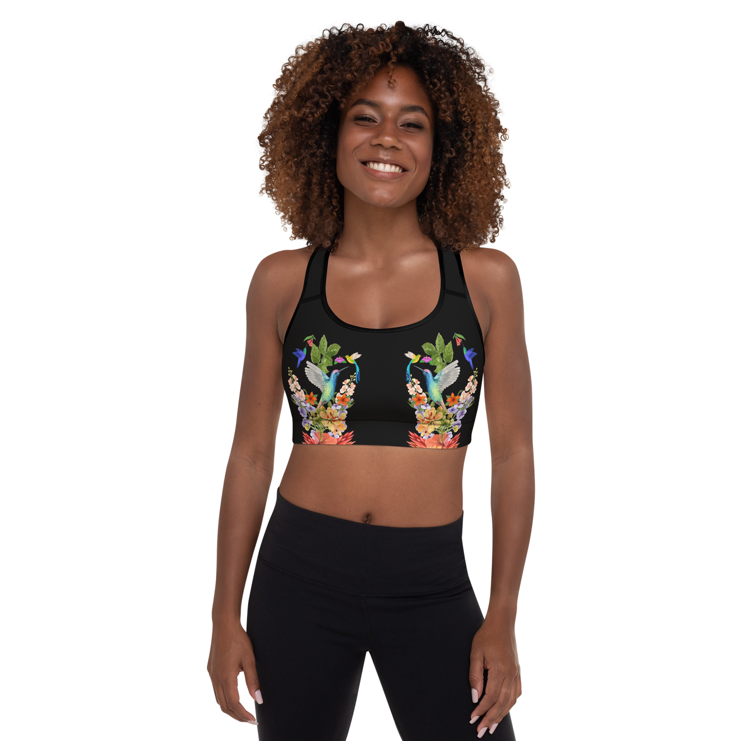 BabyCakes Padded Sports Bra - Nature Bird