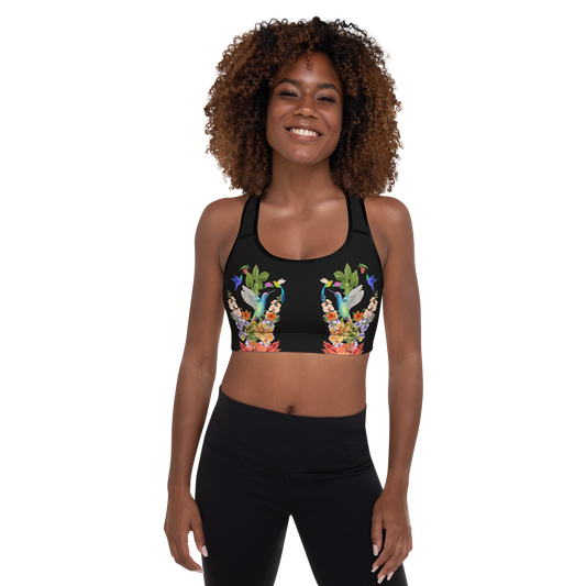 BabyCakes Padded Sports Bra - Nature Bird