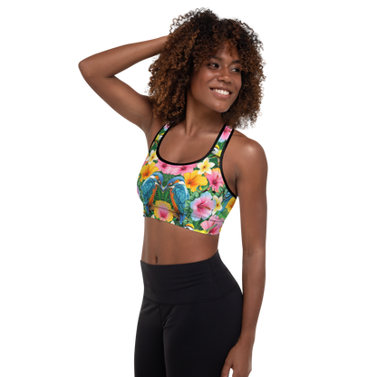 BabyCakes Padded Sports Bra - Blue Bird