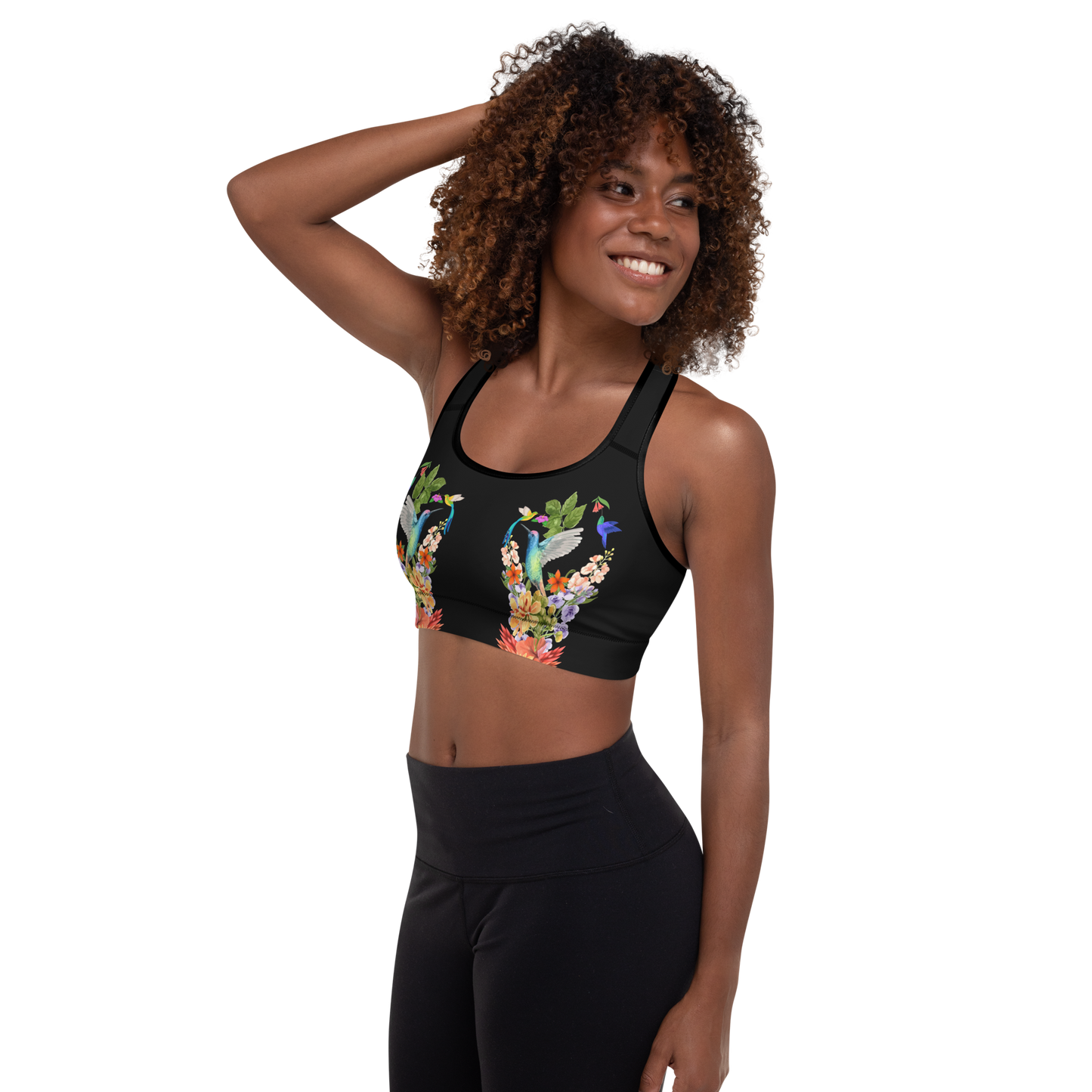 BabyCakes Padded Sports Bra - Nature Bird