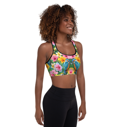 BabyCakes Padded Sports Bra - Blue Bird