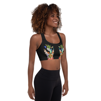 BabyCakes Padded Sports Bra - Nature Bird