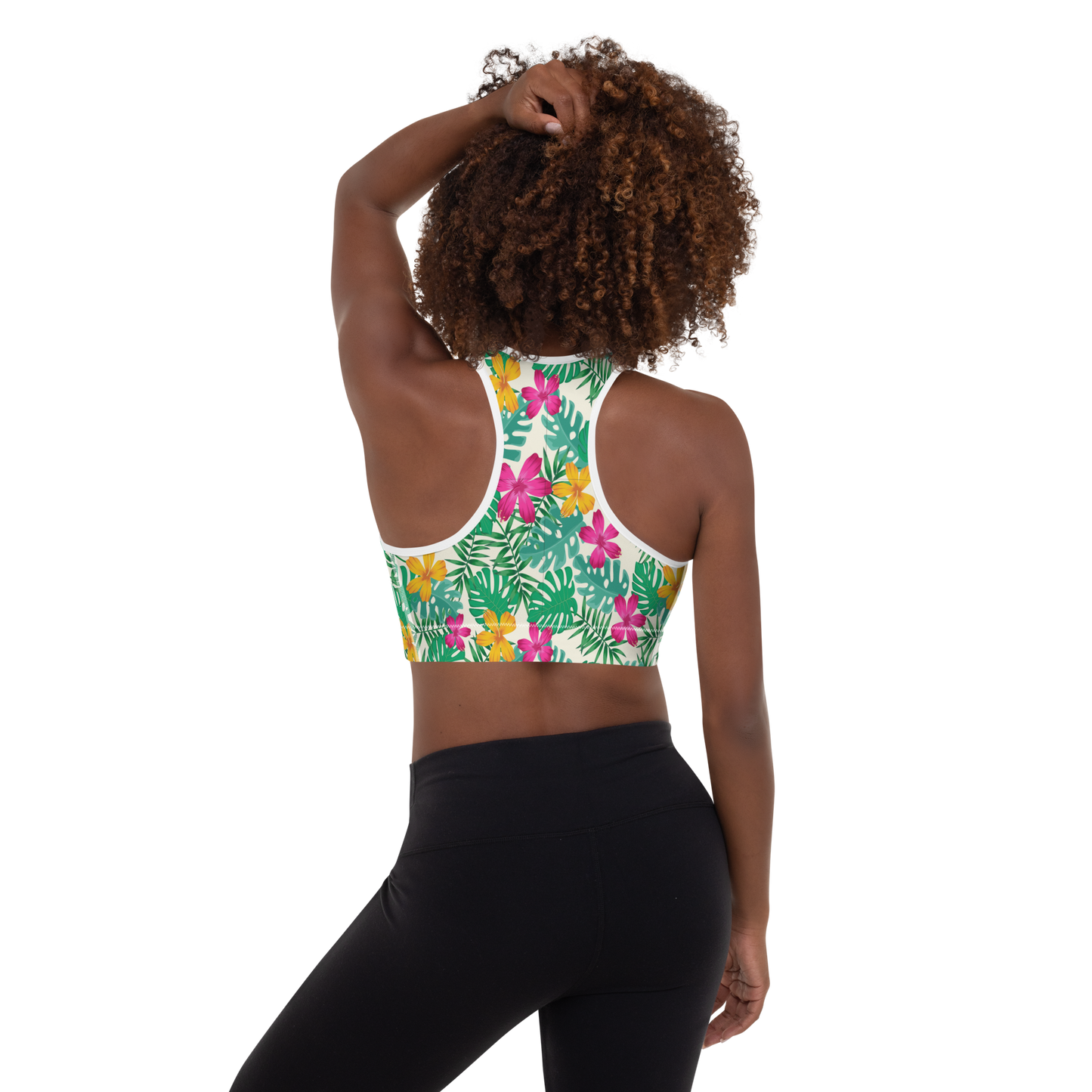 BabyCakes Padded Sports Bra - Floral