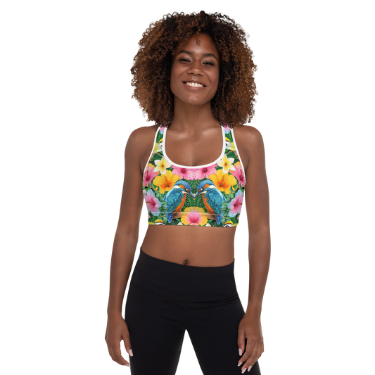 BabyCakes Padded Sports Bra - Blue Bird