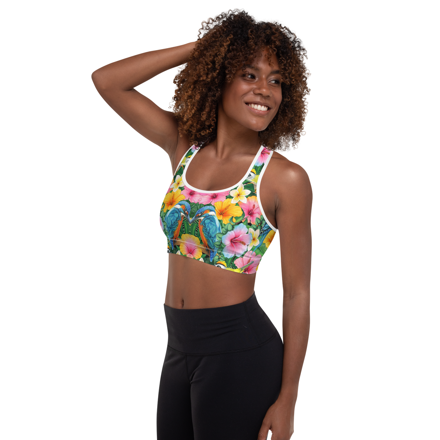 BabyCakes Padded Sports Bra - Blue Bird