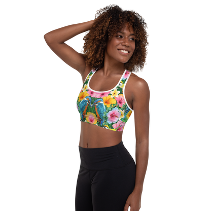 BabyCakes Padded Sports Bra - Blue Bird