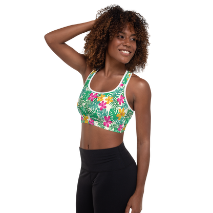 BabyCakes Padded Sports Bra - Floral