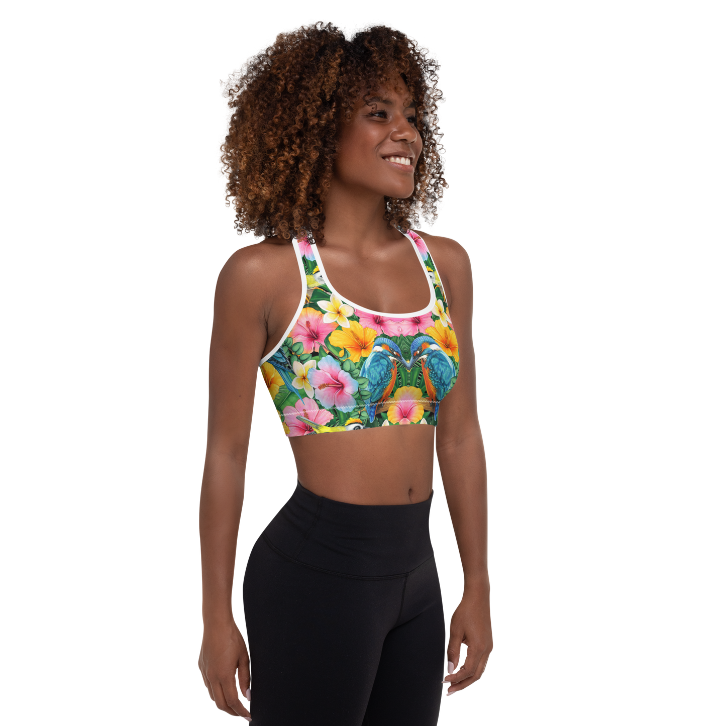 BabyCakes Padded Sports Bra - Blue Bird