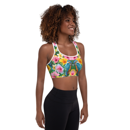 BabyCakes Padded Sports Bra - Blue Bird