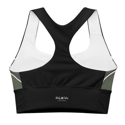 BabyCakes Longline Sports Bra - Moon Green