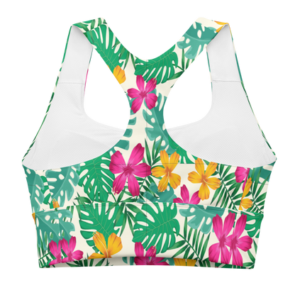 BabyCakes Longline Sports Bra - Floral