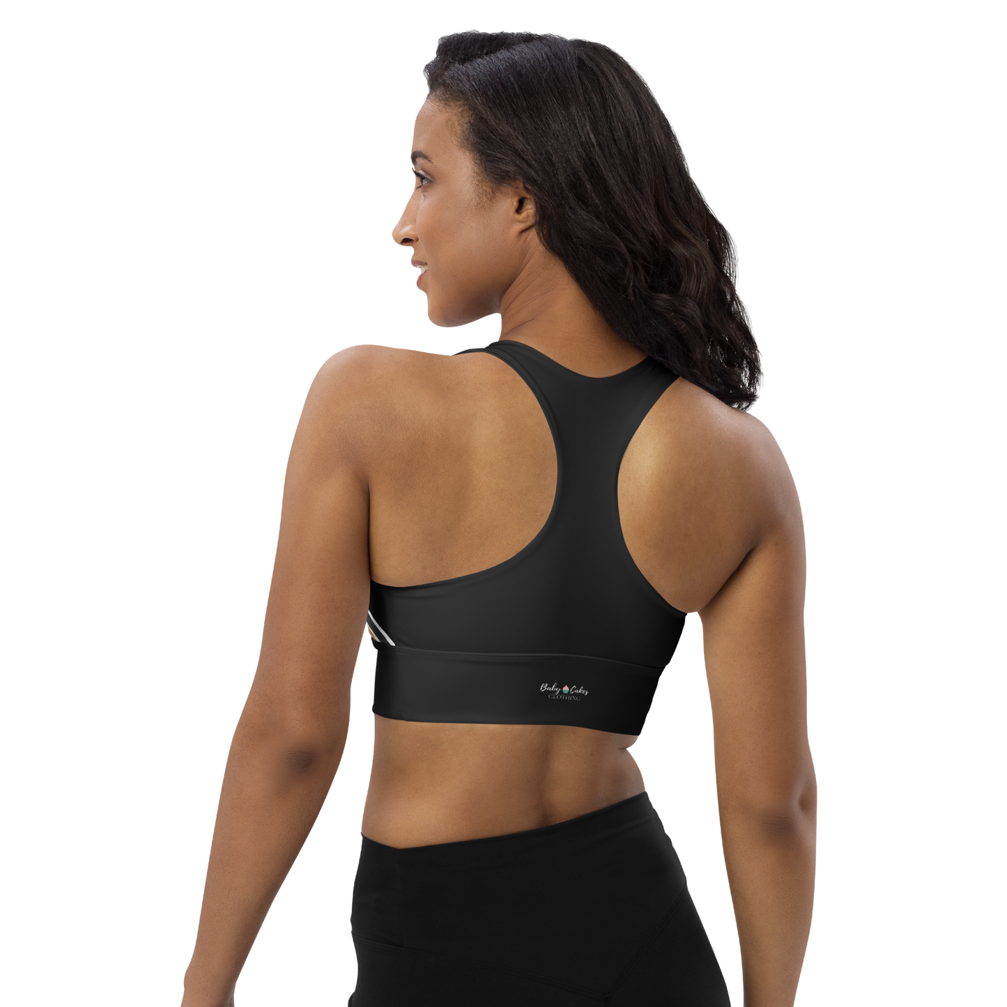 BabyCakes Longline Sports Bra - HoneyComb