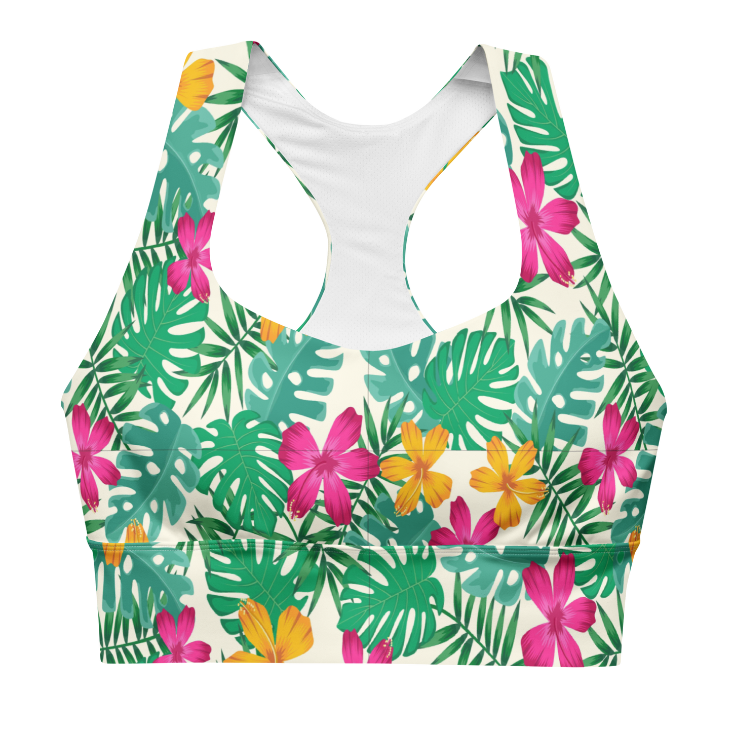 BabyCakes Longline Sports Bra - Floral