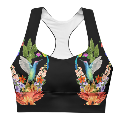 BabyCakes Longline Sports Bra - Nature Bird