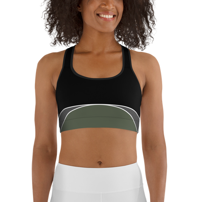 BabyCakes Sports Bra - Half-Moon Green