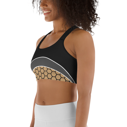 BabyCakes Sports Bra - HoneyComb