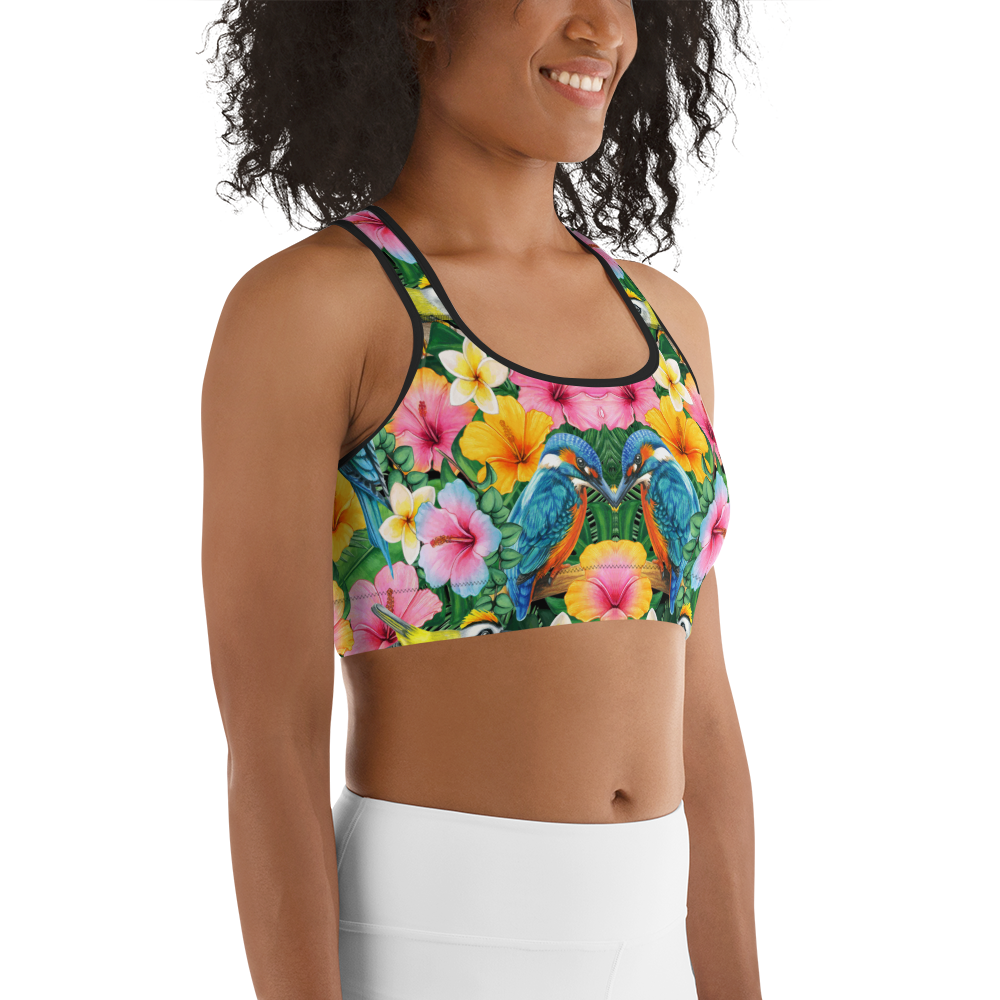 BabyCakes Sports Bra - Blue Bird