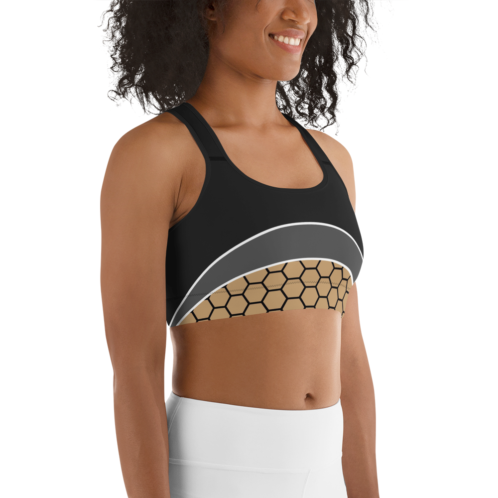 BabyCakes Sports Bra - HoneyComb