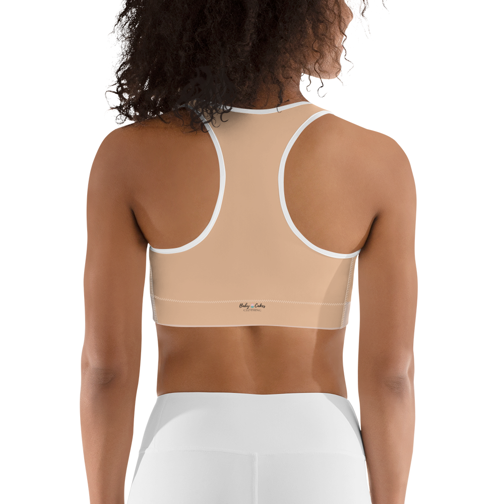 BabyCakes Sports Bra - Peach