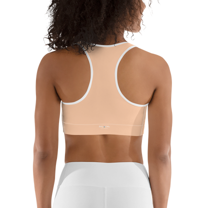 BabyCakes Sports Bra - Peach Swirl